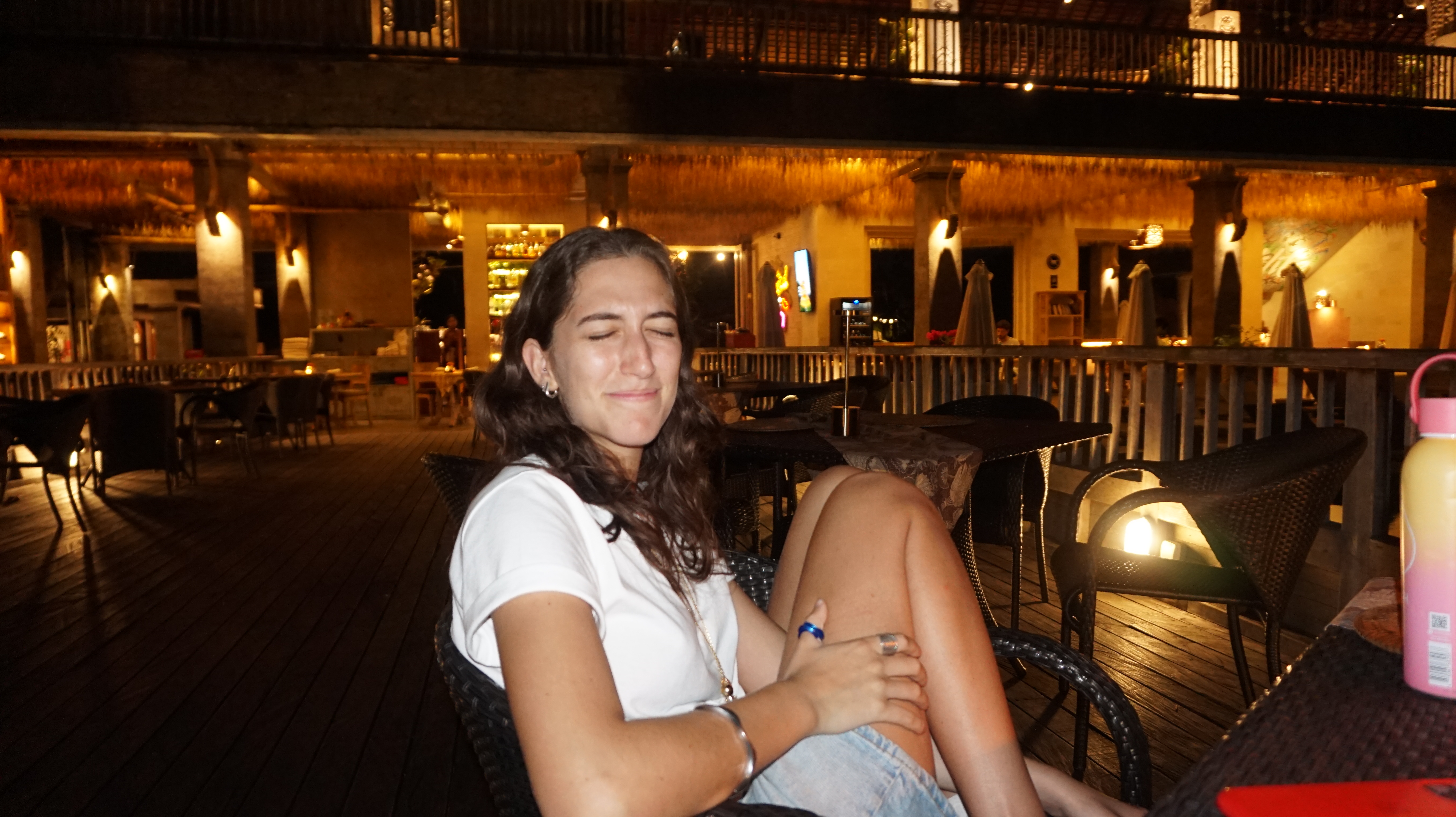 Picture of me with my eyes closed (happens a lot)